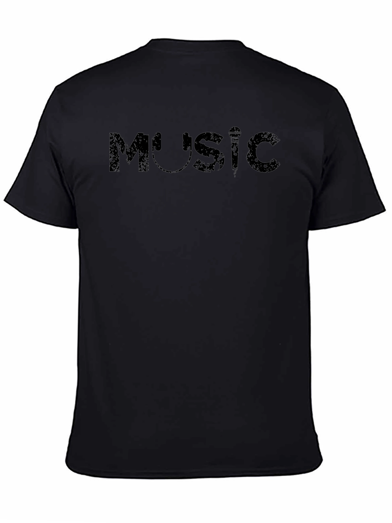 Black Music Graphic Tee Shirt