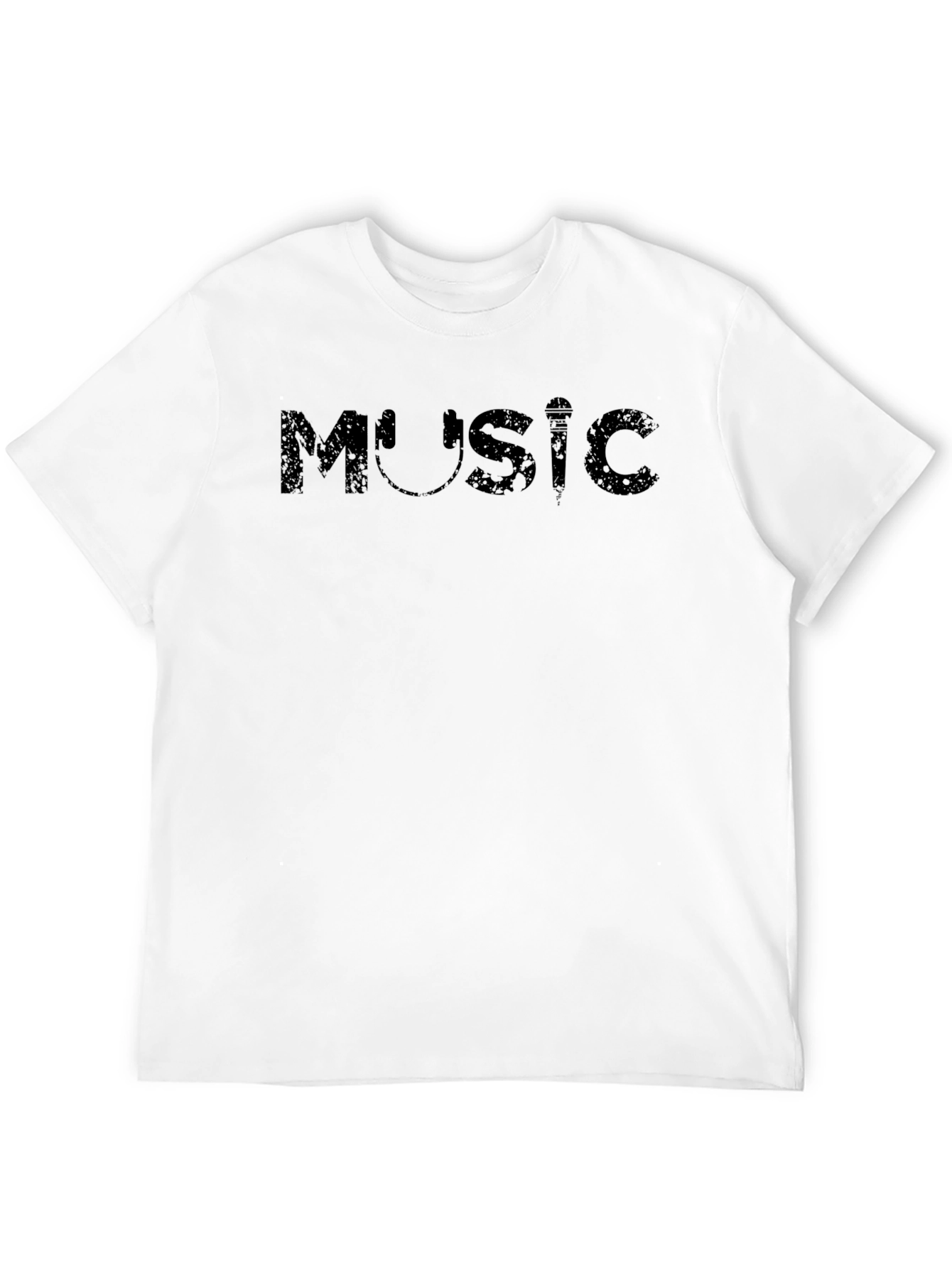 Black Music Graphic Tee Shirt
