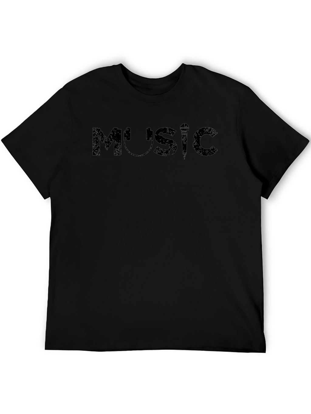 Black Music Graphic Tee Shirt