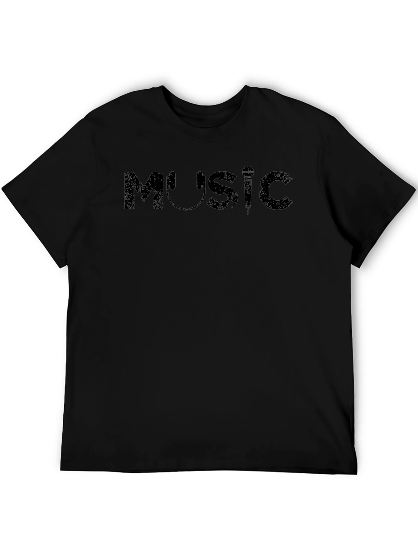 Black Music Graphic Tee Shirt
