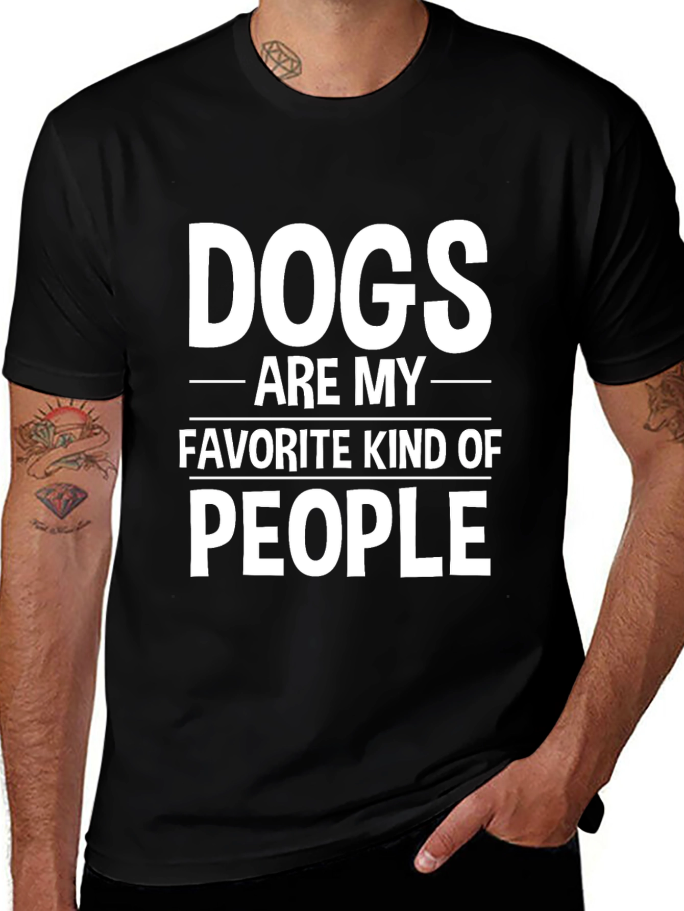 Dogs are my Favorite Kind of People - Funny Dog Lover Tee