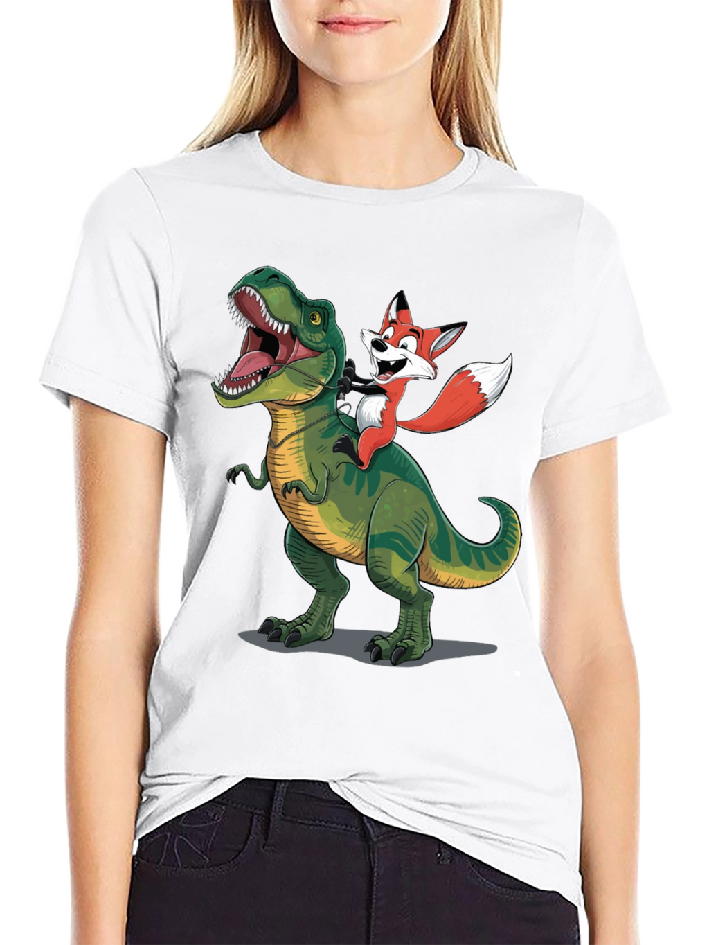 Dino and Fox Graphic Tee