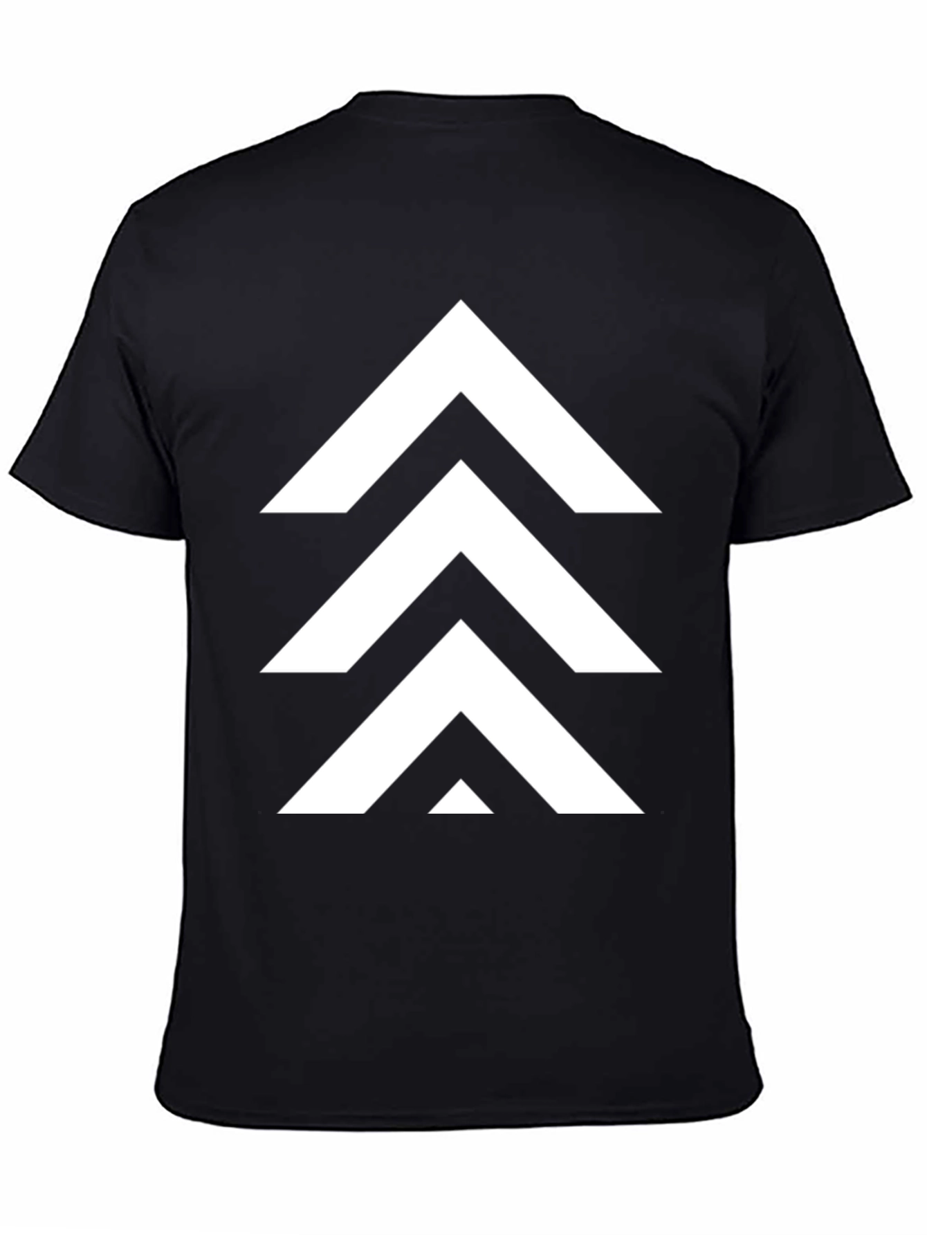 Arrow Stack Graphic Tee - Black