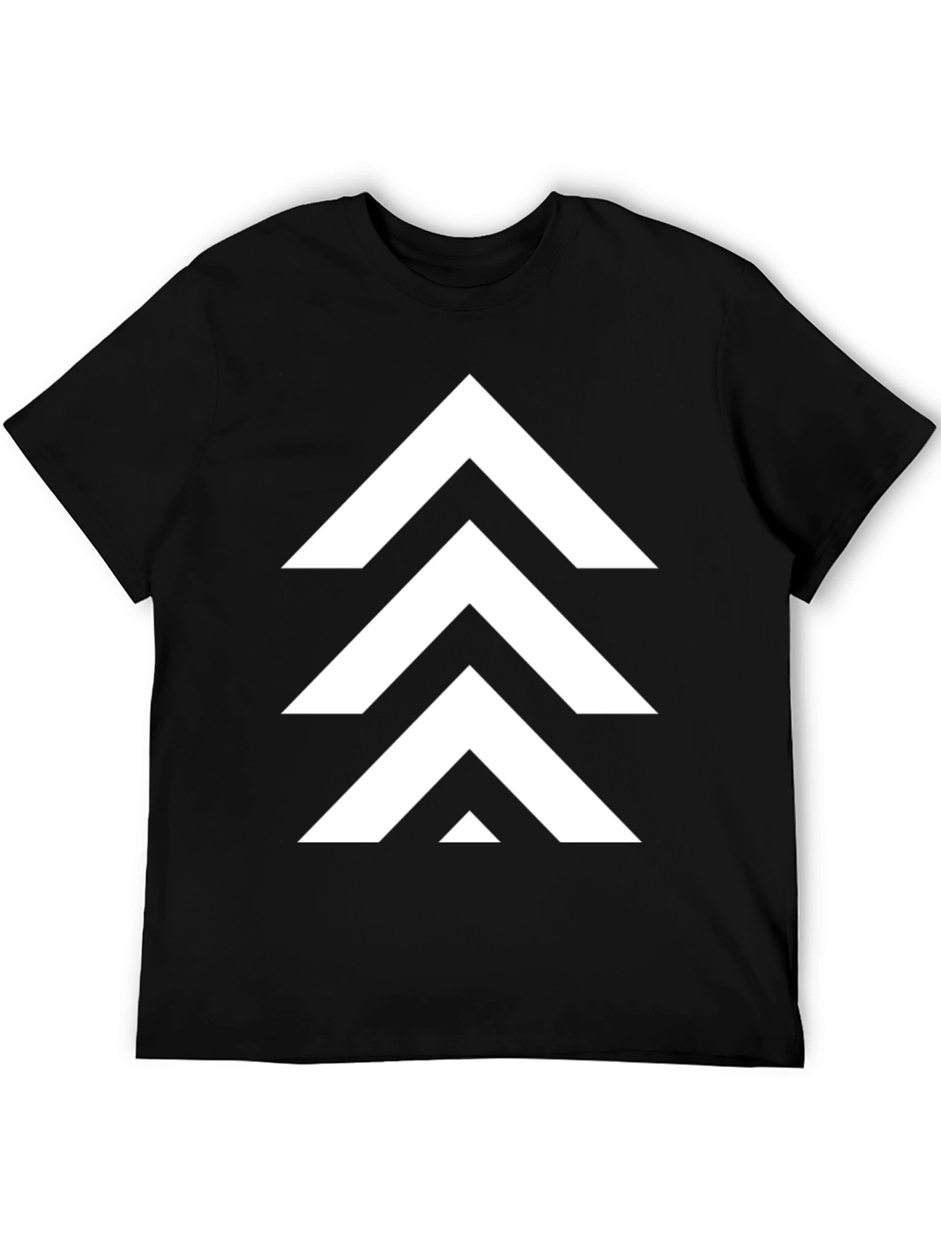 Arrow Stack Graphic Tee - Black