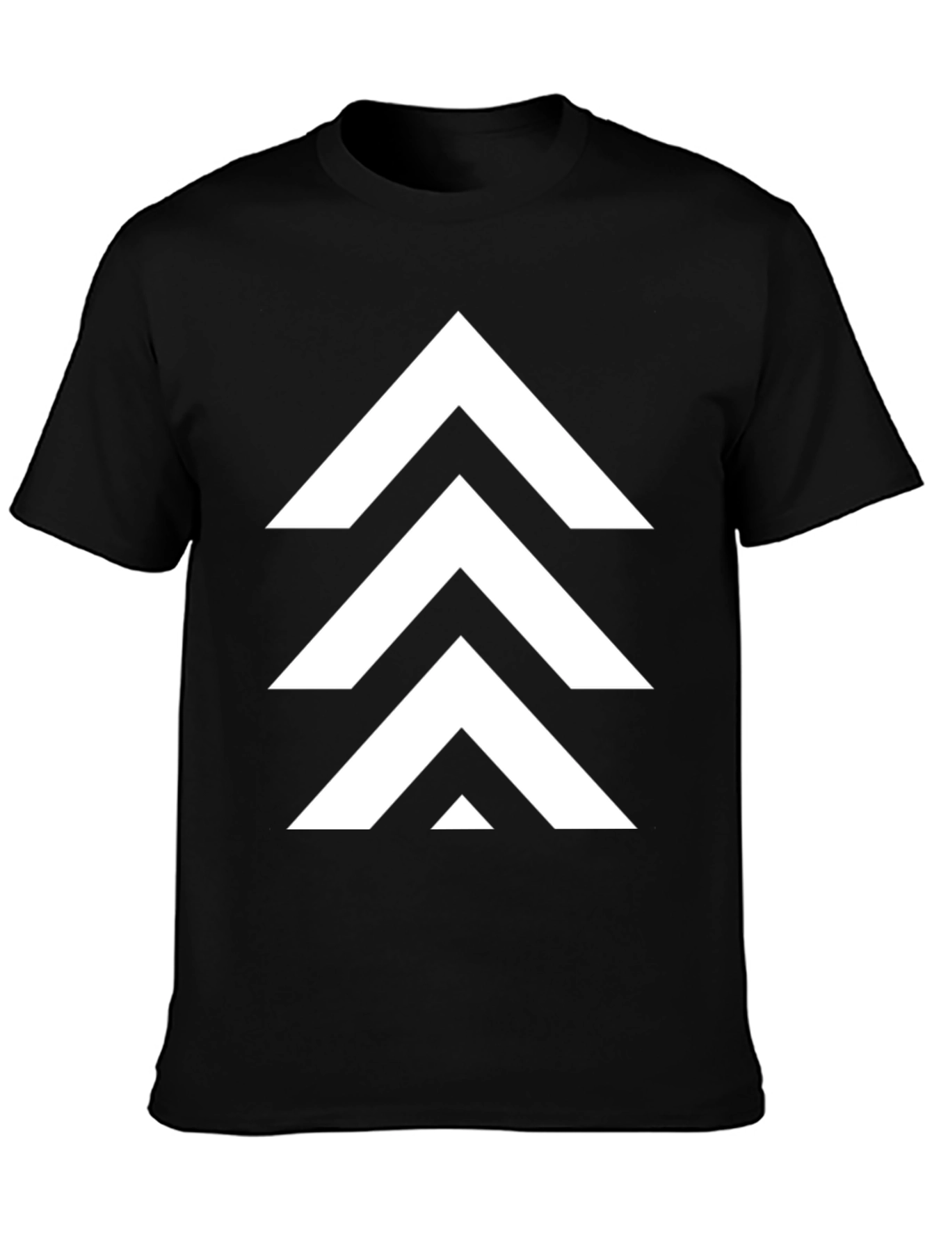 Arrow Stack Graphic Tee - Black