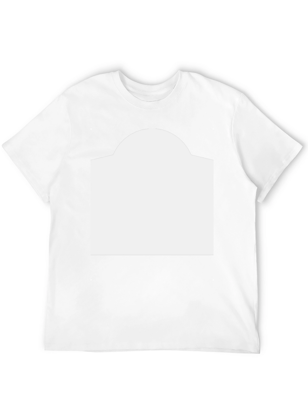 Modern Black Tee with Customizable Graphic Space