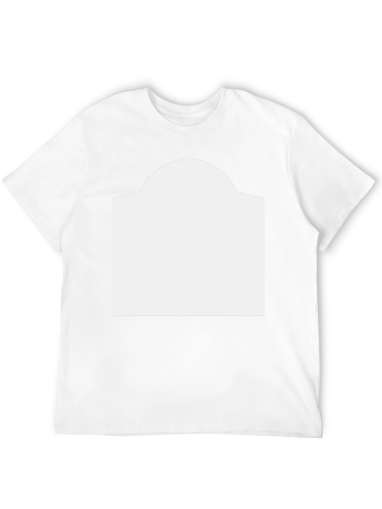 Modern Black Tee with Customizable Graphic Space