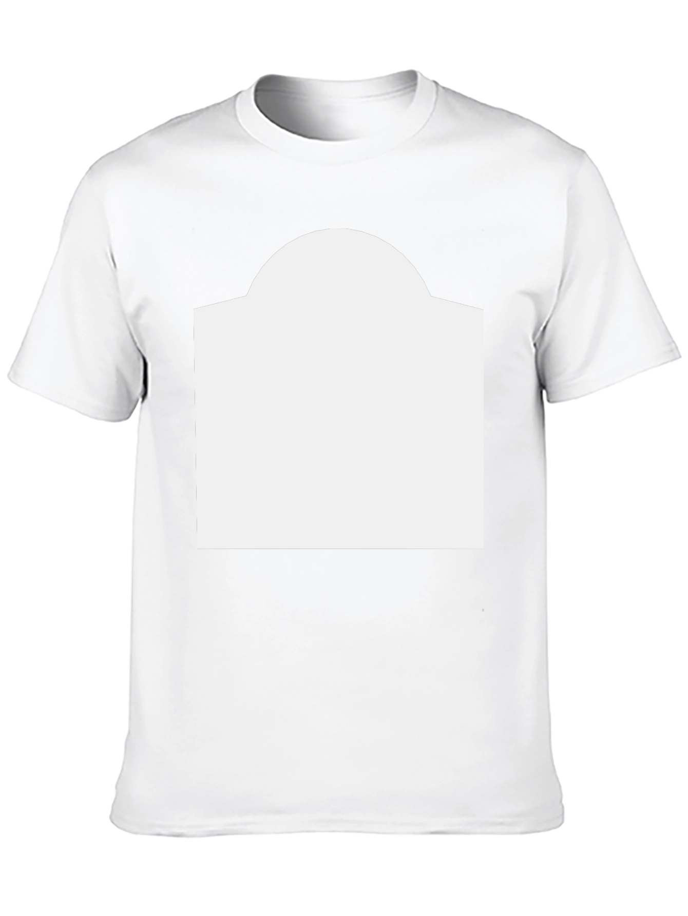 Modern Black Tee with Customizable Graphic Space