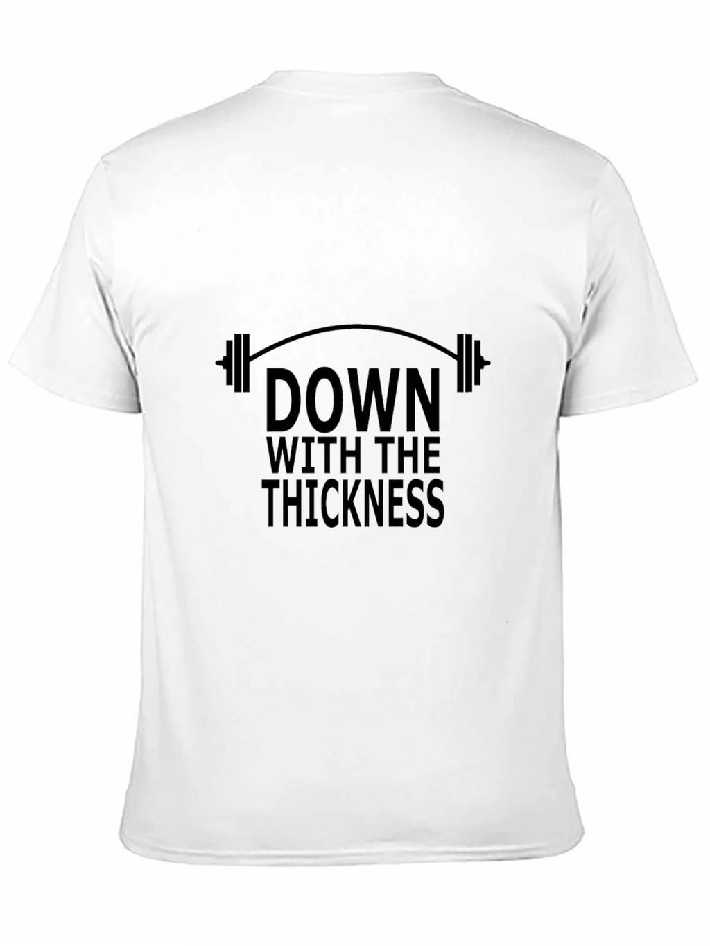Down With The Thickness Black Graphic T-Shirt