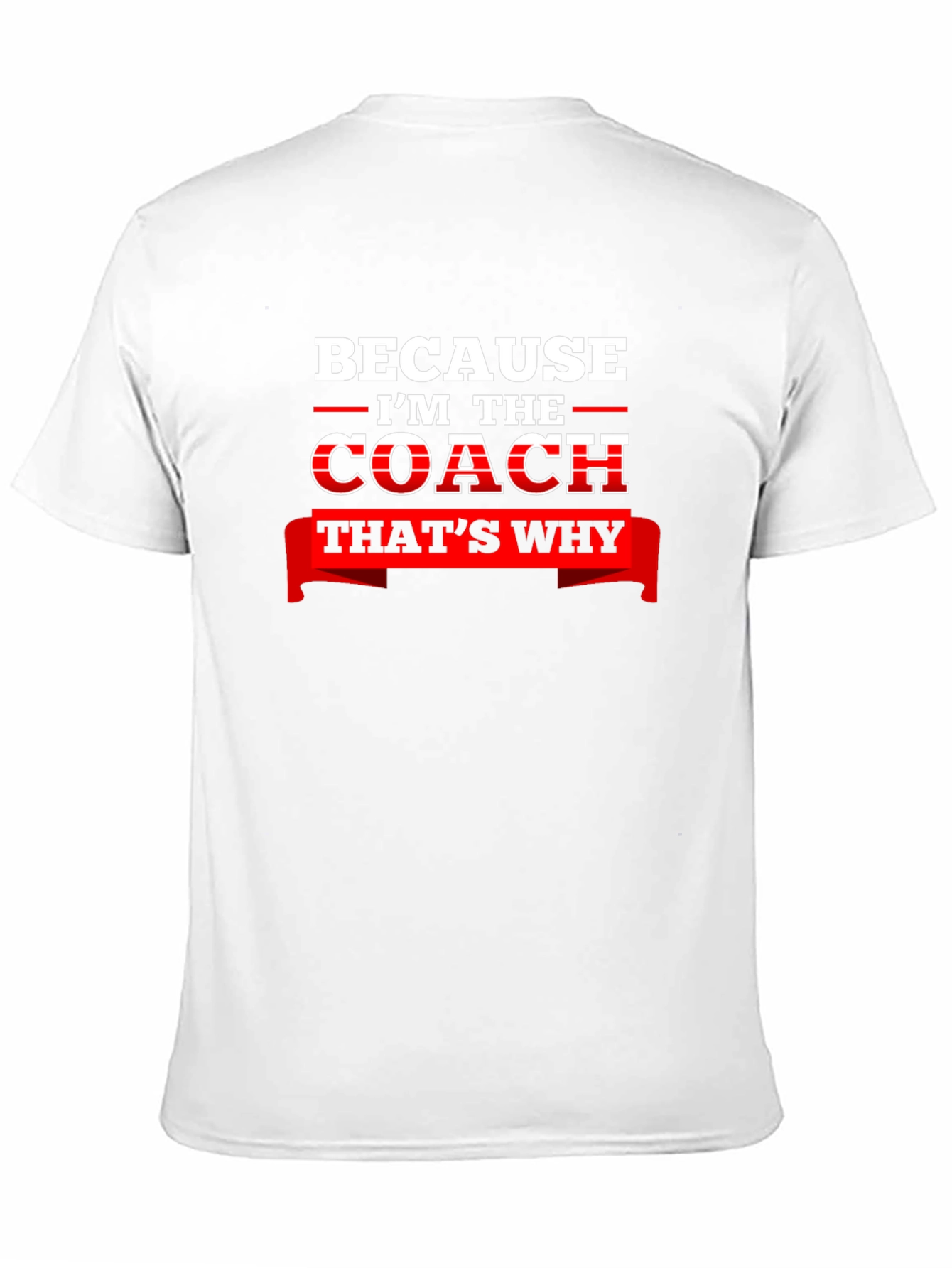 Coach Black T-Shirt - Because Im the Coach
