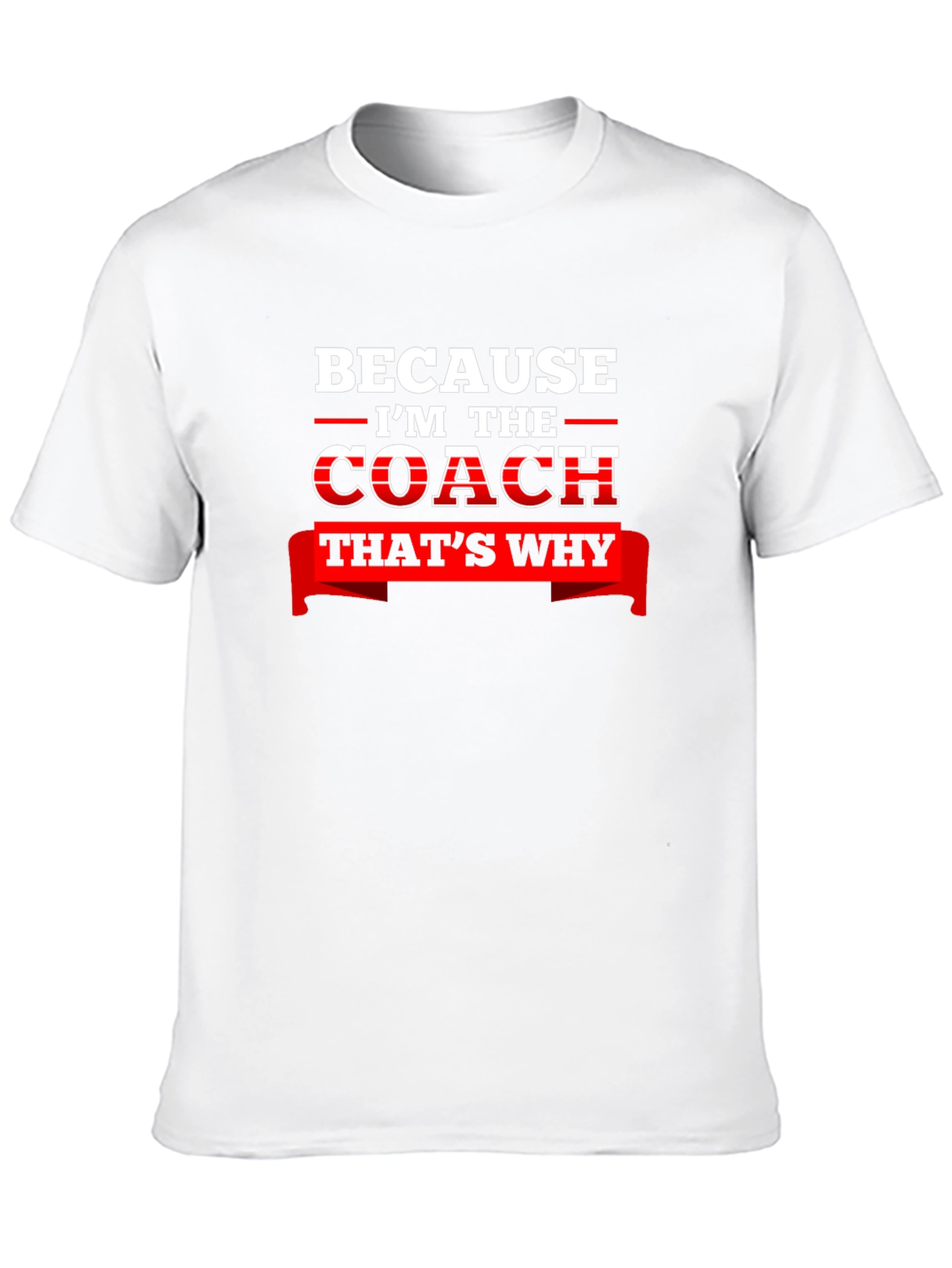 Coach Black T-Shirt - Because Im the Coach