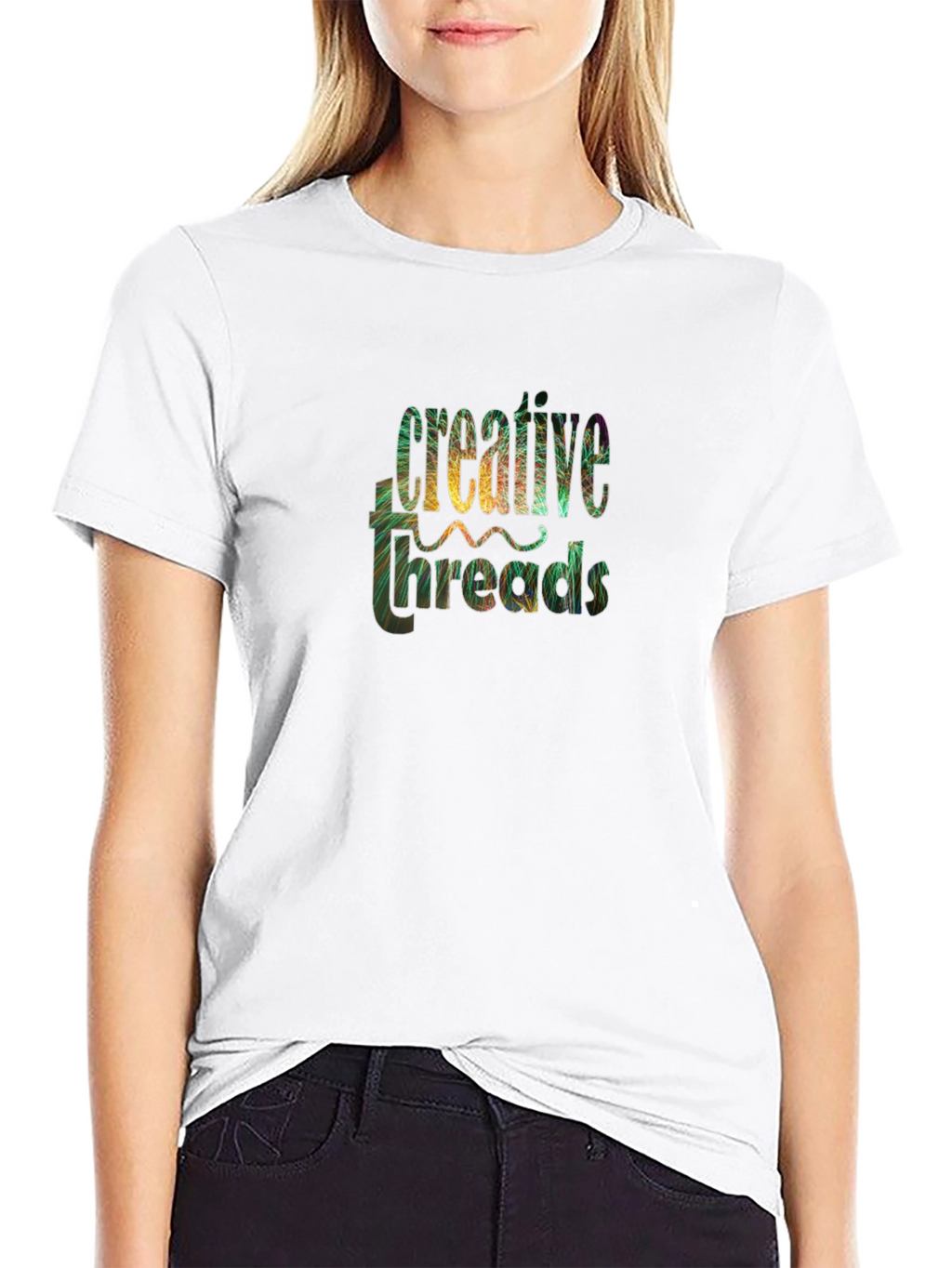 Creative Threads Black T-Shirt