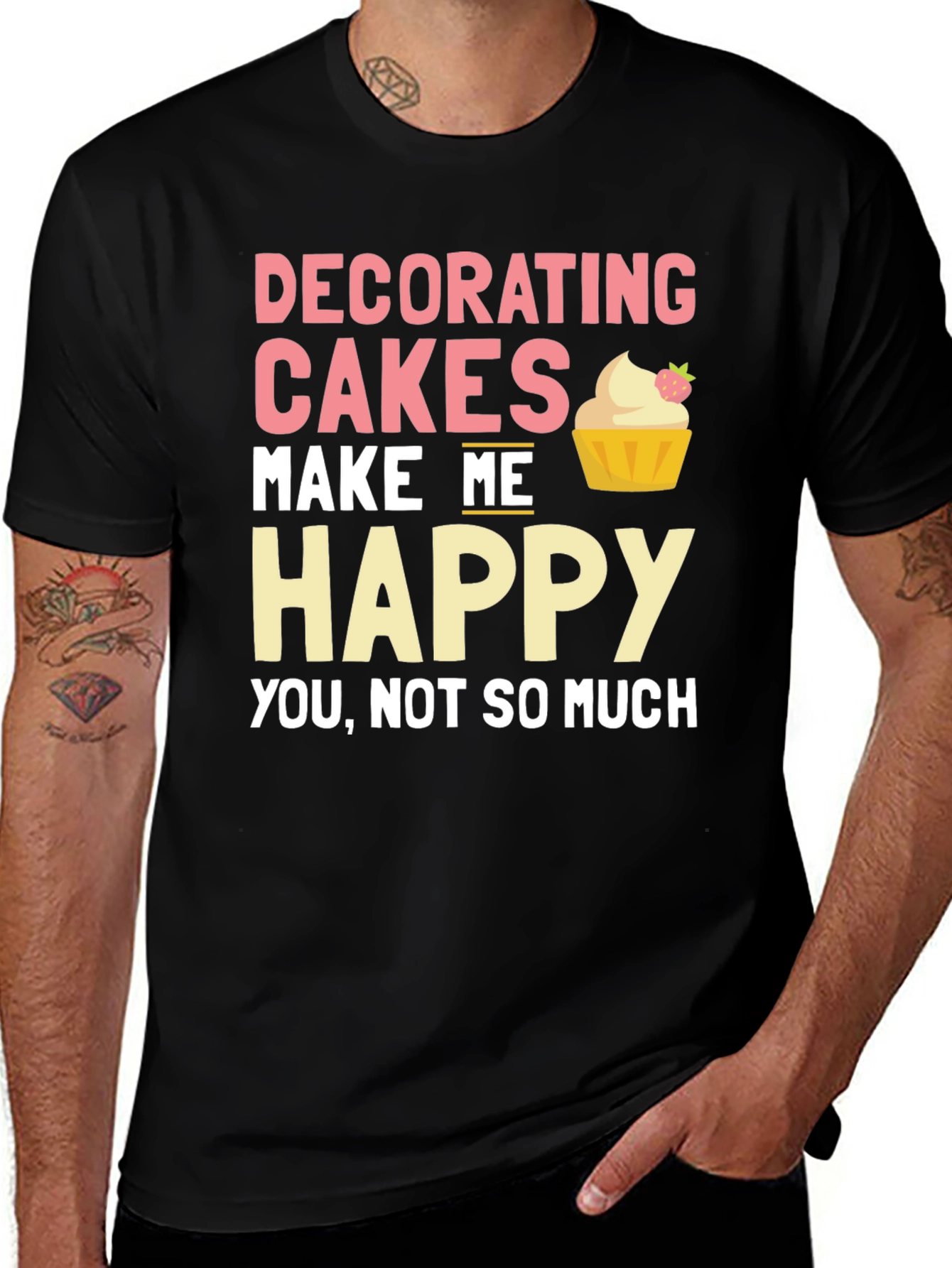 Decorating Cakes T-Shirt - Funny Baker Tee