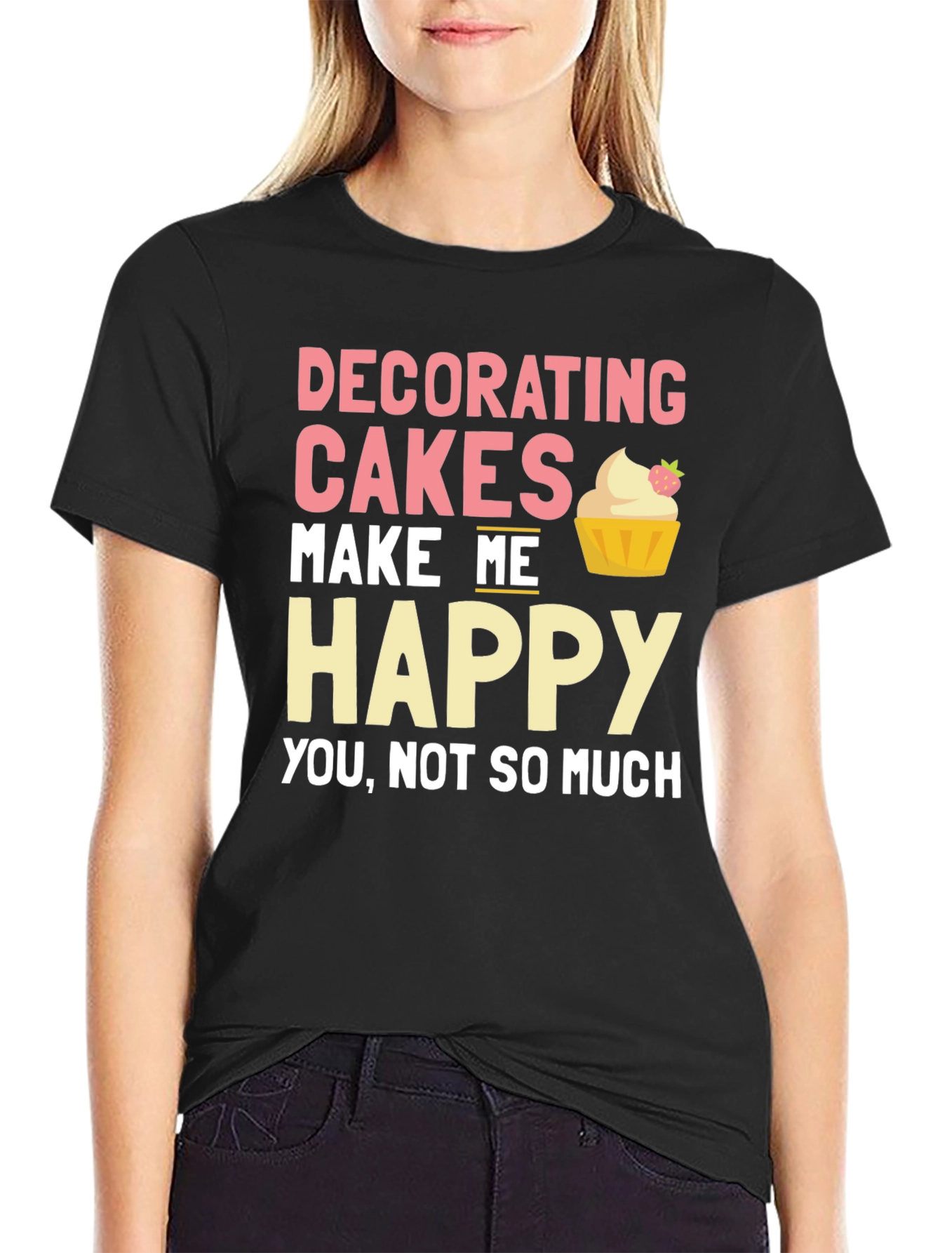 Decorating Cakes T-Shirt - Funny Baker Tee