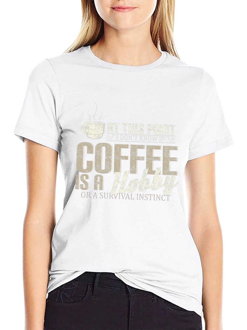 Coffee Hobby T-Shirt - Mens Black Tee