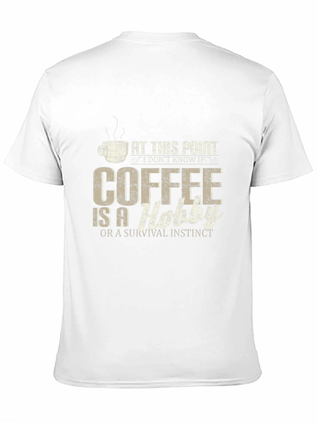 Coffee Hobby T-Shirt - Mens Black Tee
