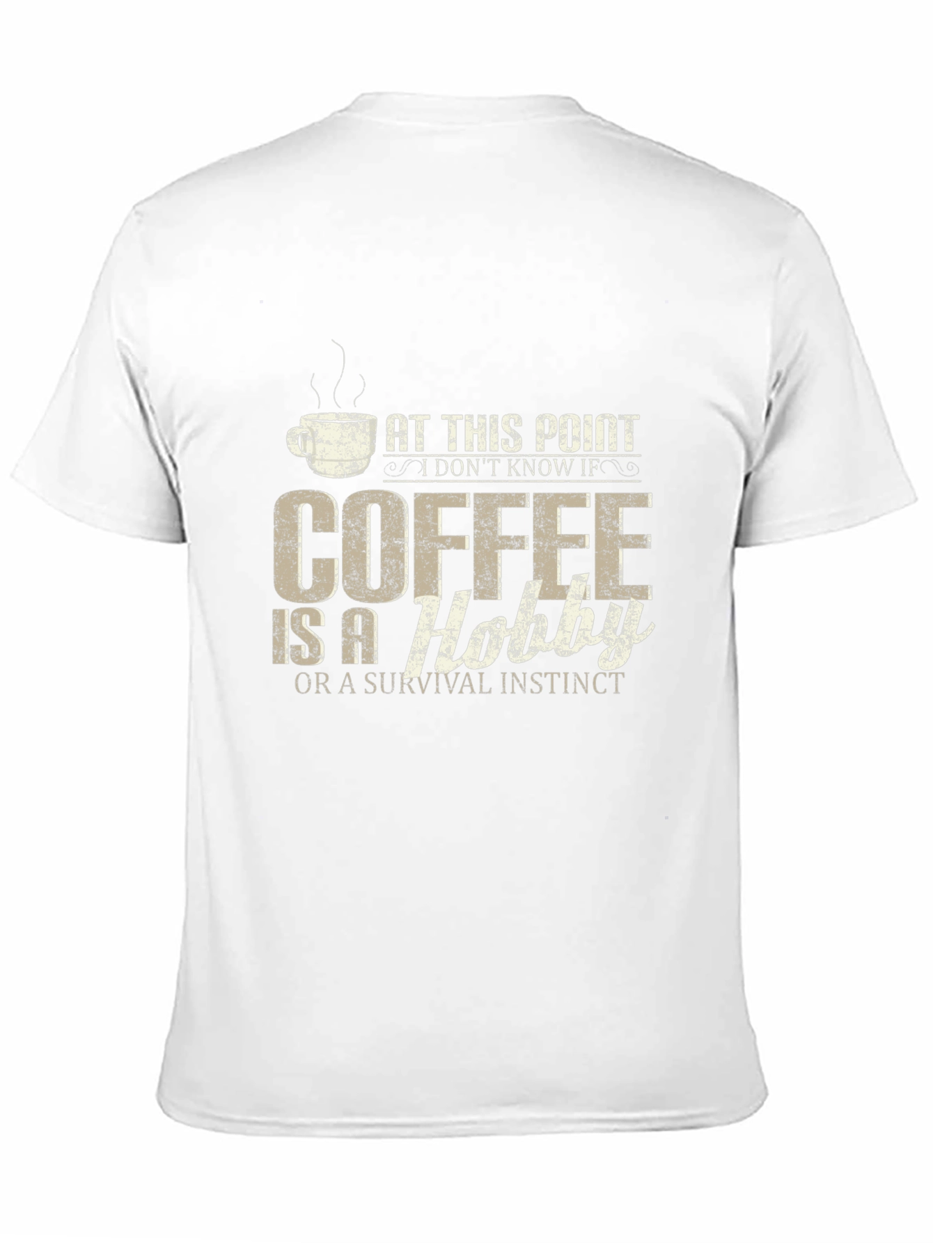 Coffee Hobby T-Shirt - Mens Black Tee