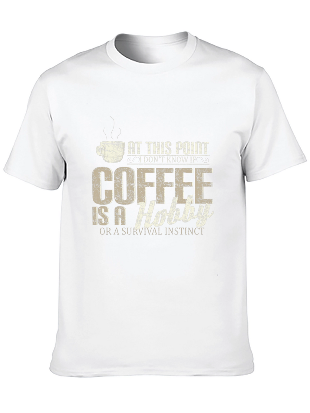 Coffee Hobby T-Shirt - Mens Black Tee