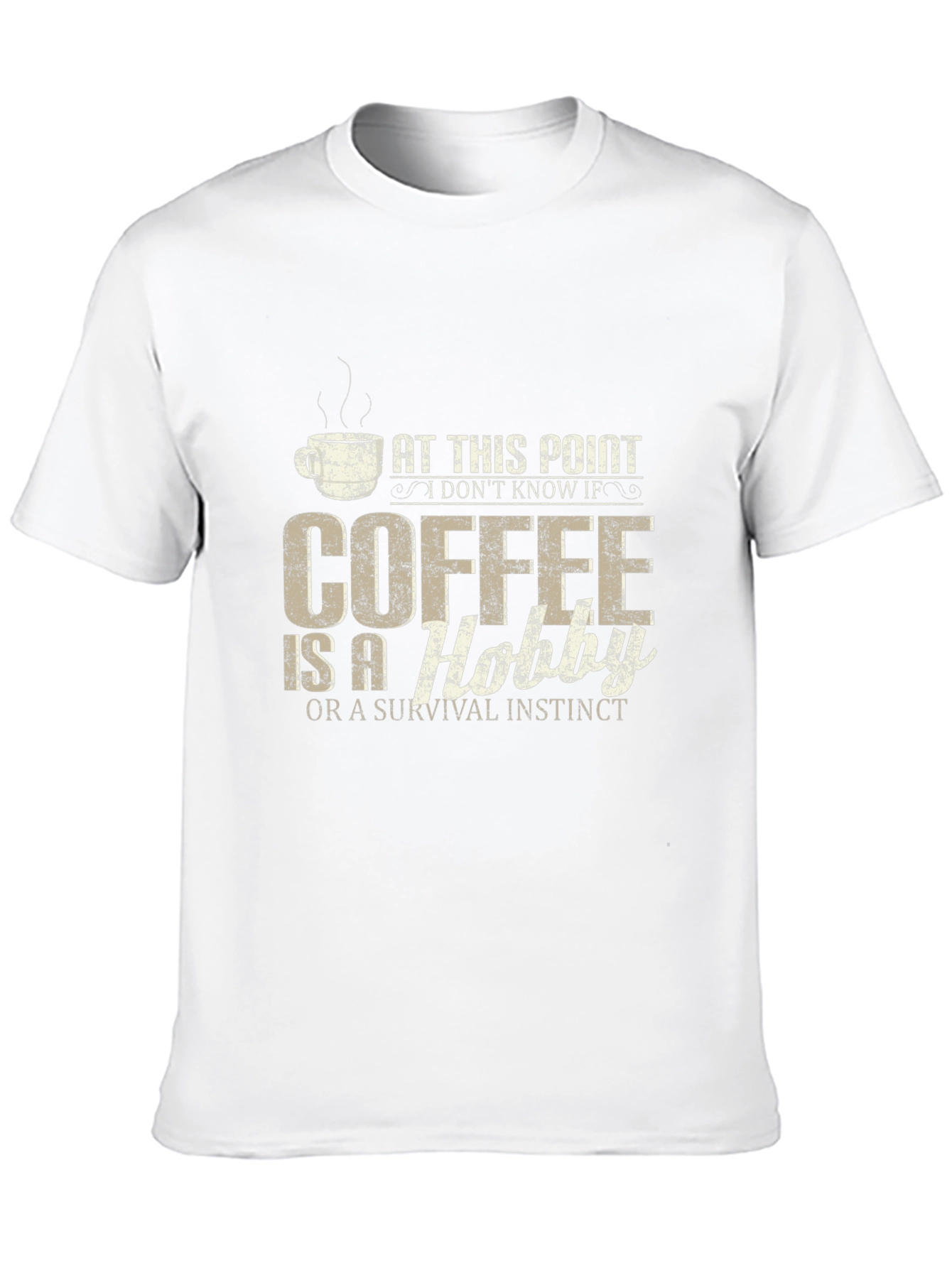 Coffee Hobby T-Shirt - Mens Black Tee
