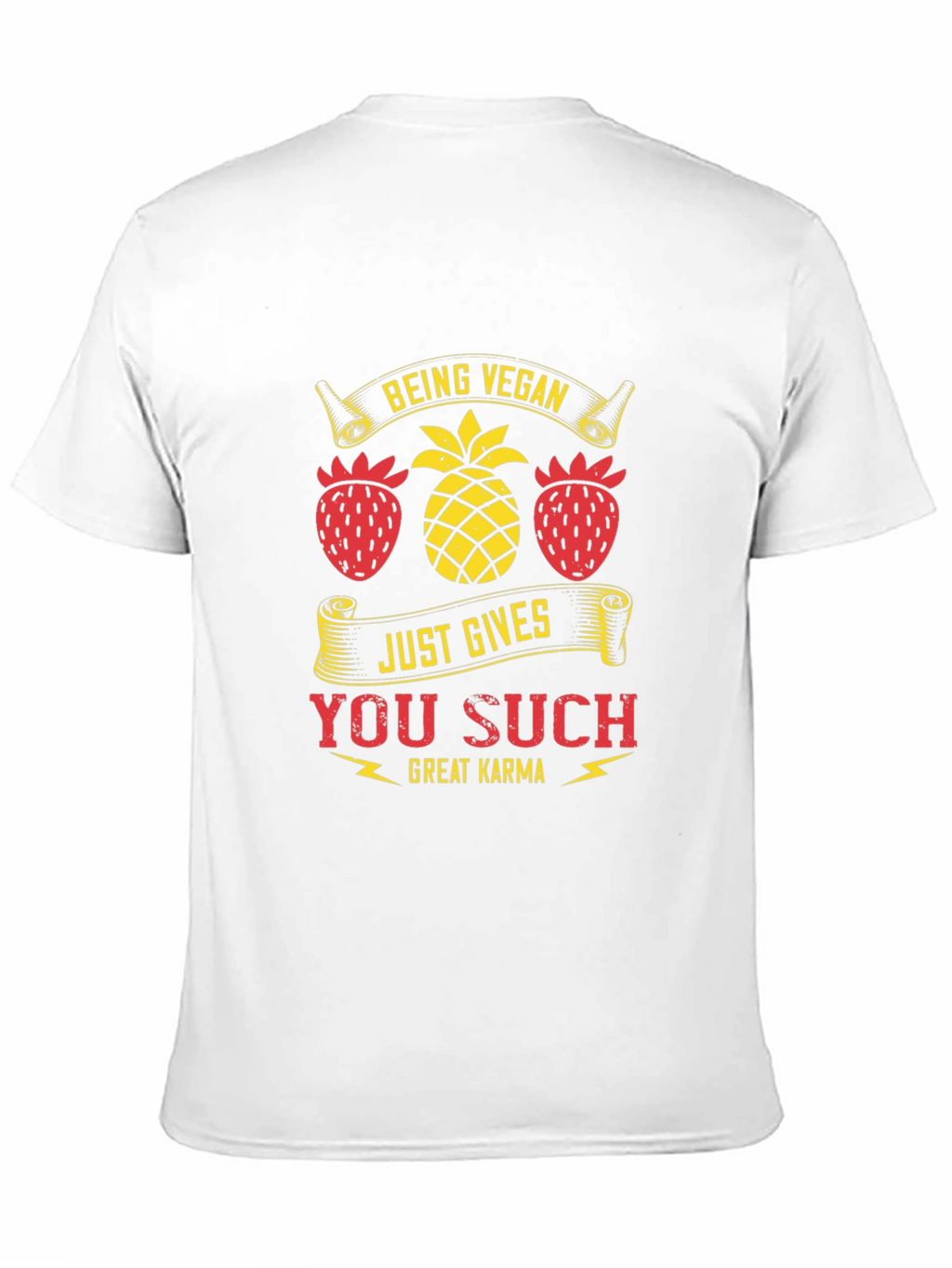 Vegan Karma T-Shirt - Fruit Design