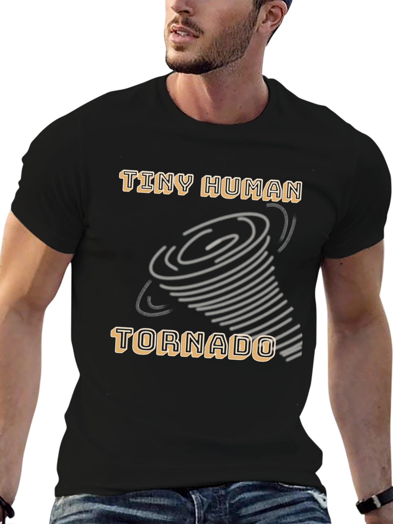 Tiny Human Tornado Graphic T-Shirt