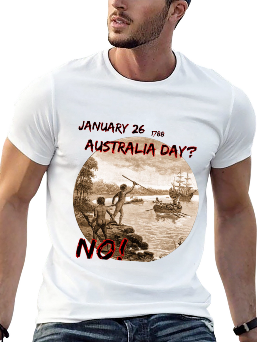 Australia Day? NO! Graphic Tee