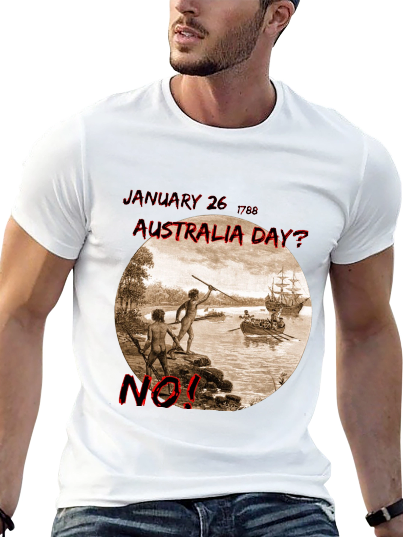 Australia Day? NO! Graphic Tee