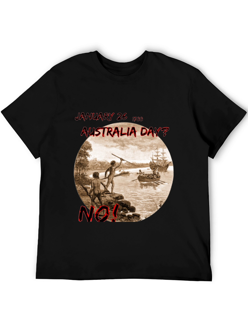 Australia Day? NO! Graphic Tee