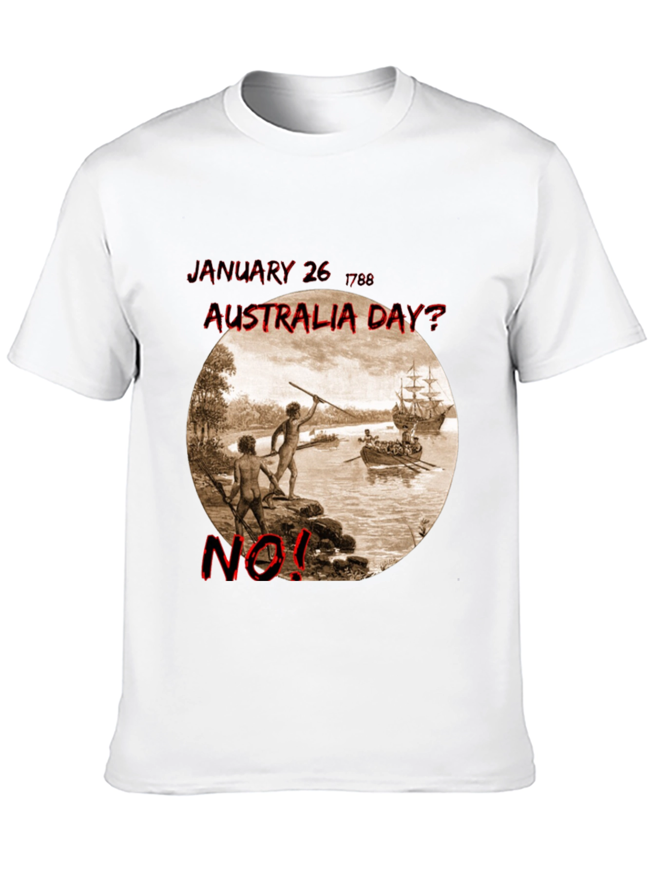 Australia Day? NO! Graphic Tee