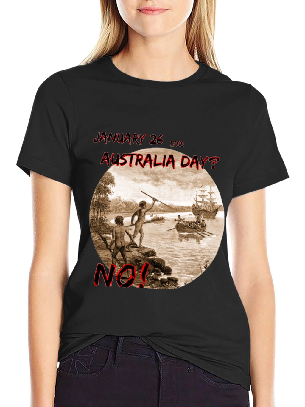 Australia Day? NO! Graphic Tee