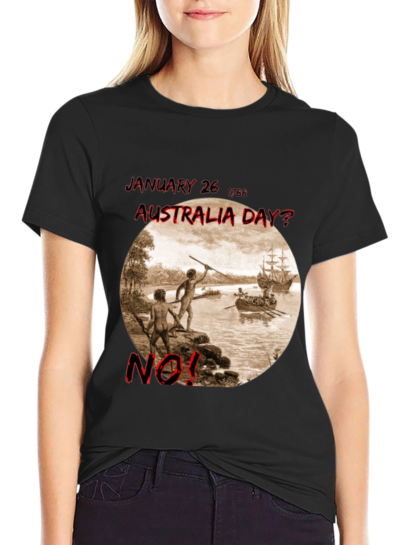 Australia Day? NO! Graphic Tee