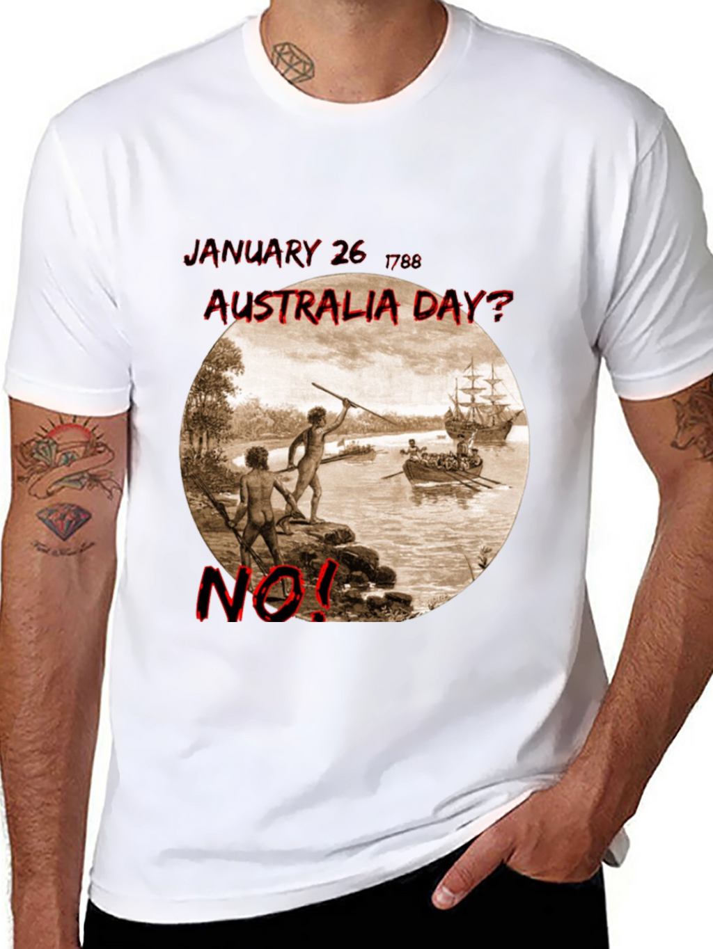 Australia Day? NO! Graphic Tee