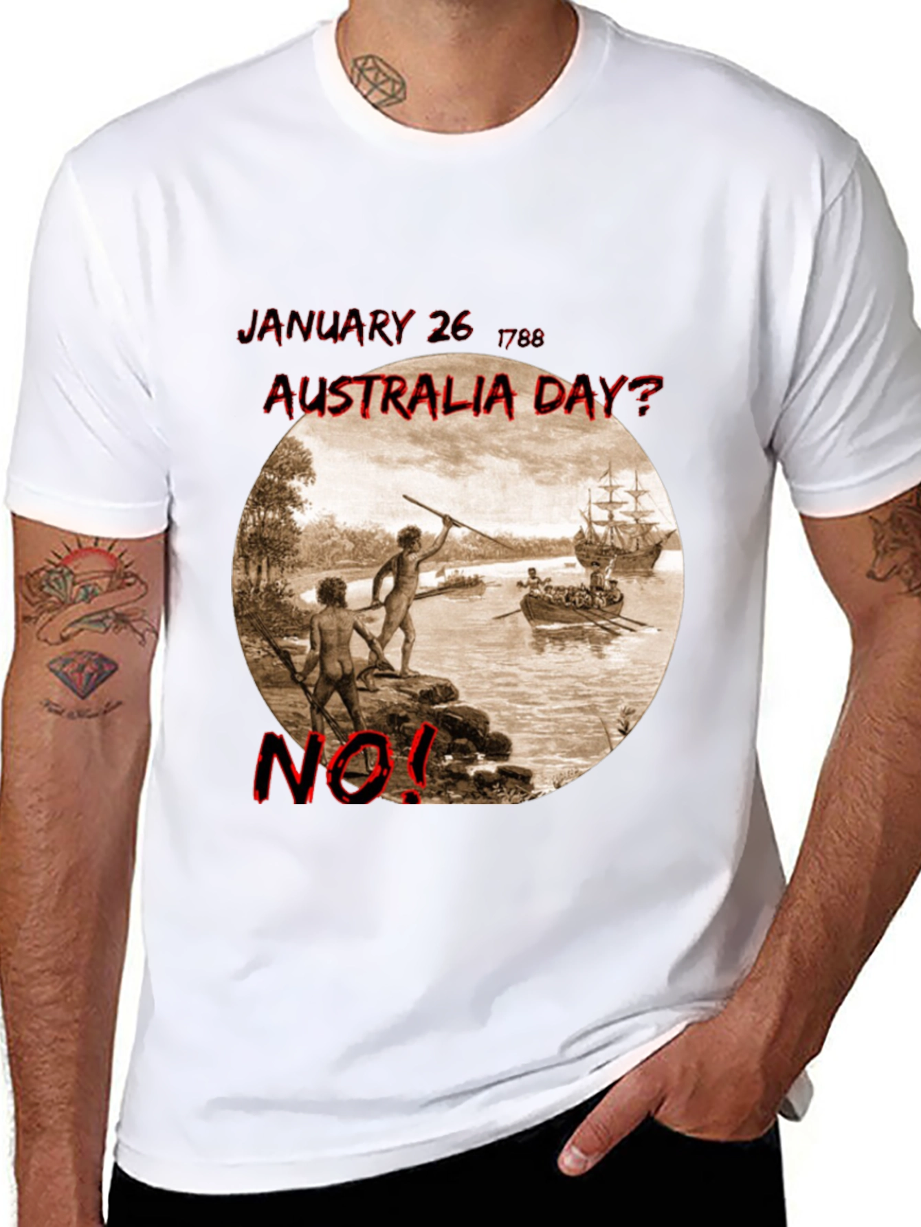 Australia Day? NO! Graphic Tee