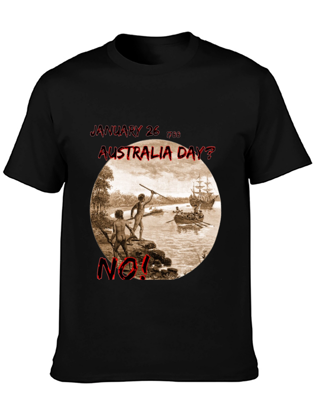 Australia Day? NO! Graphic Tee