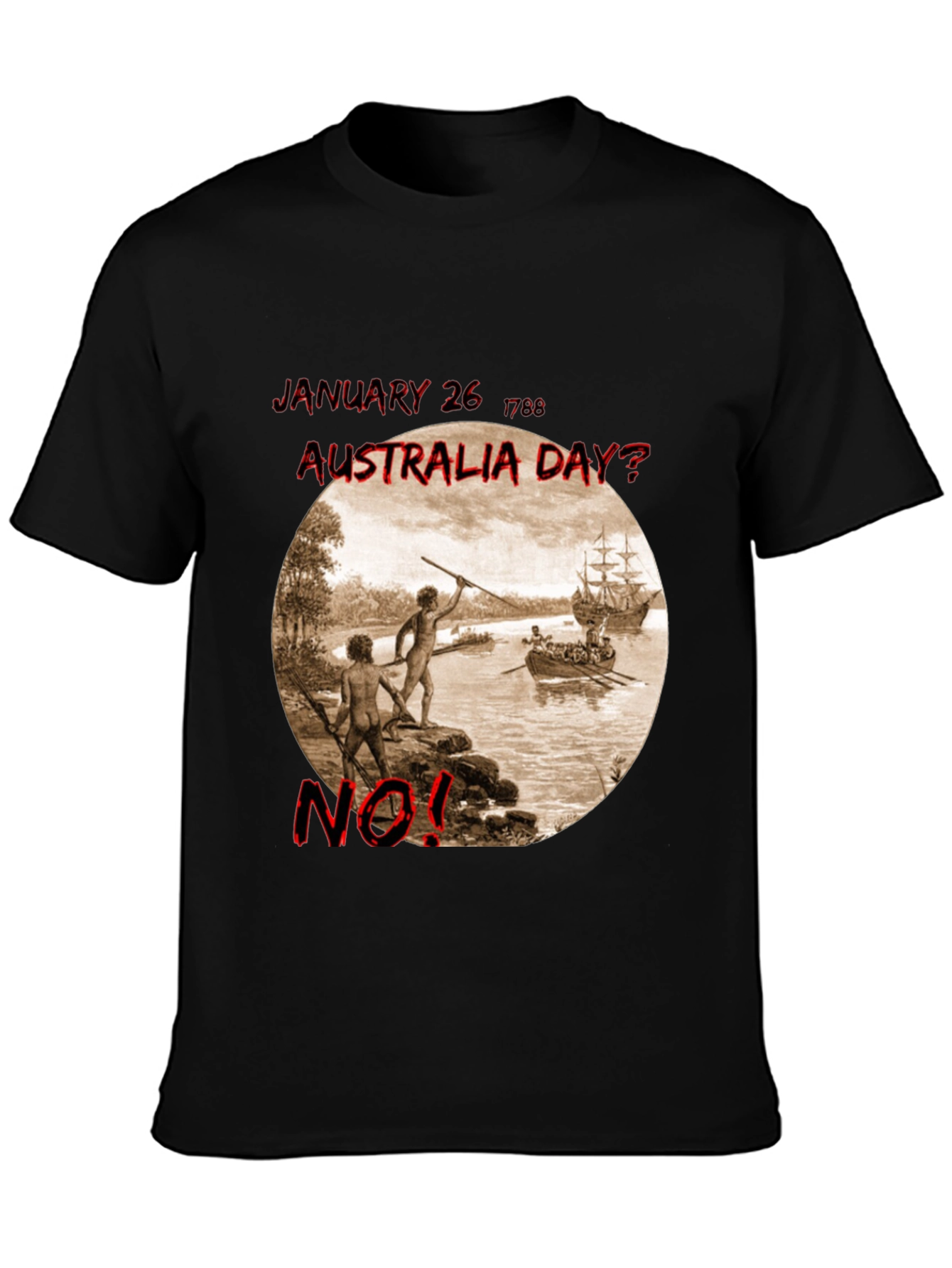 Australia Day? NO! Graphic Tee