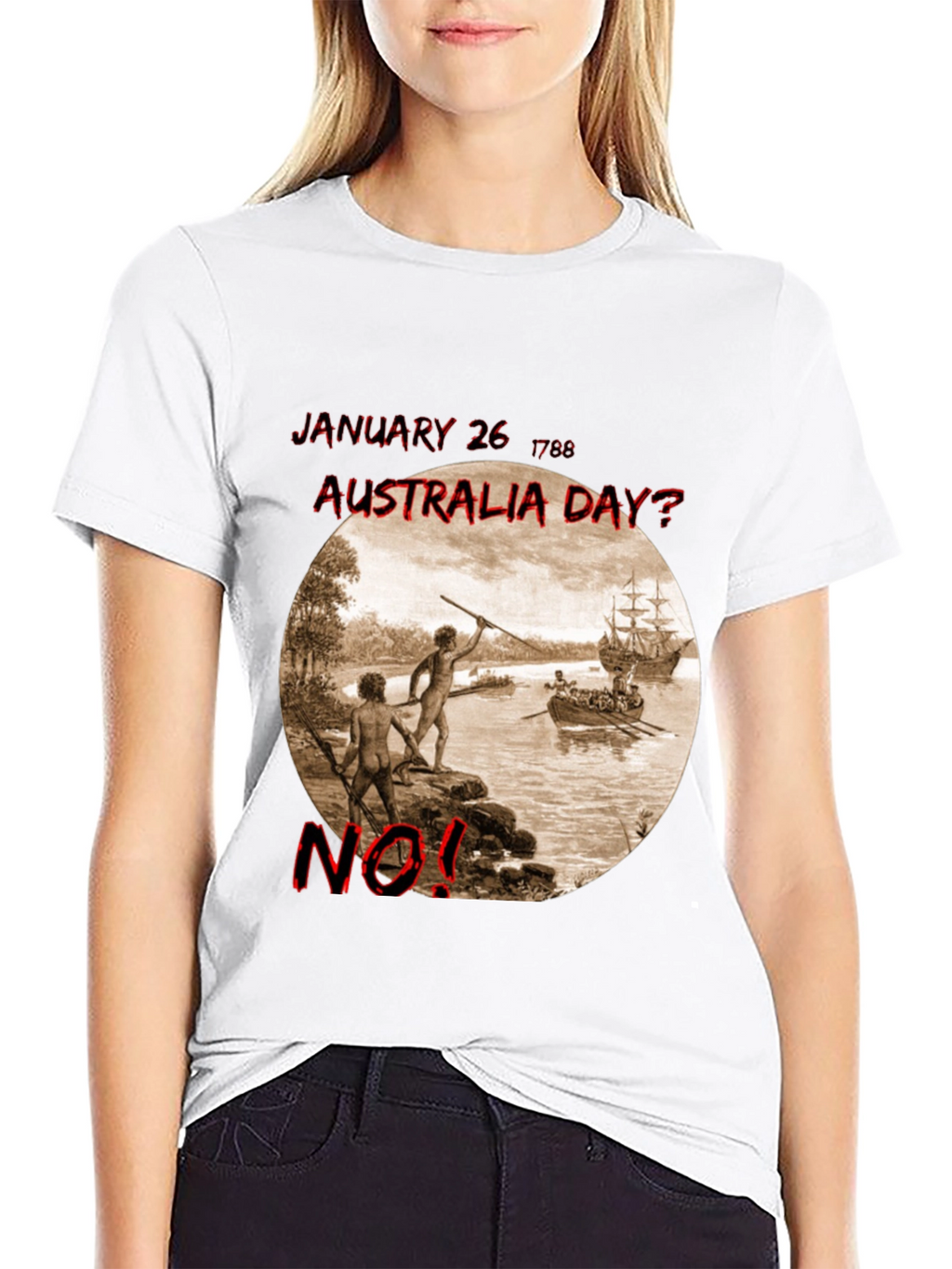 Australia Day? NO! Graphic Tee