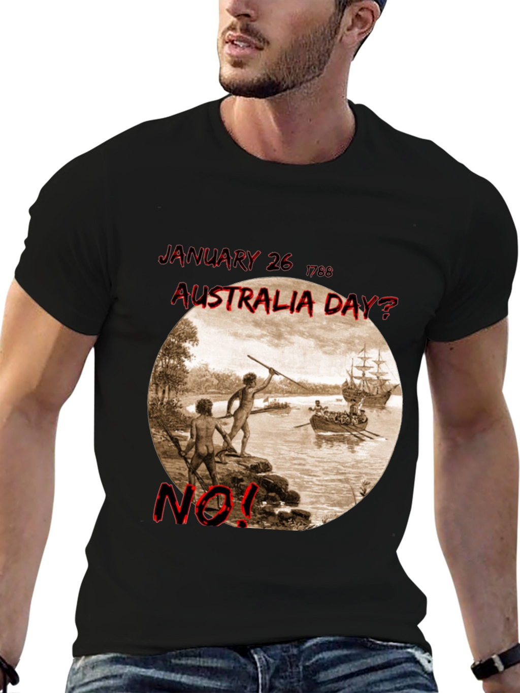 Australia Day? NO! Graphic Tee