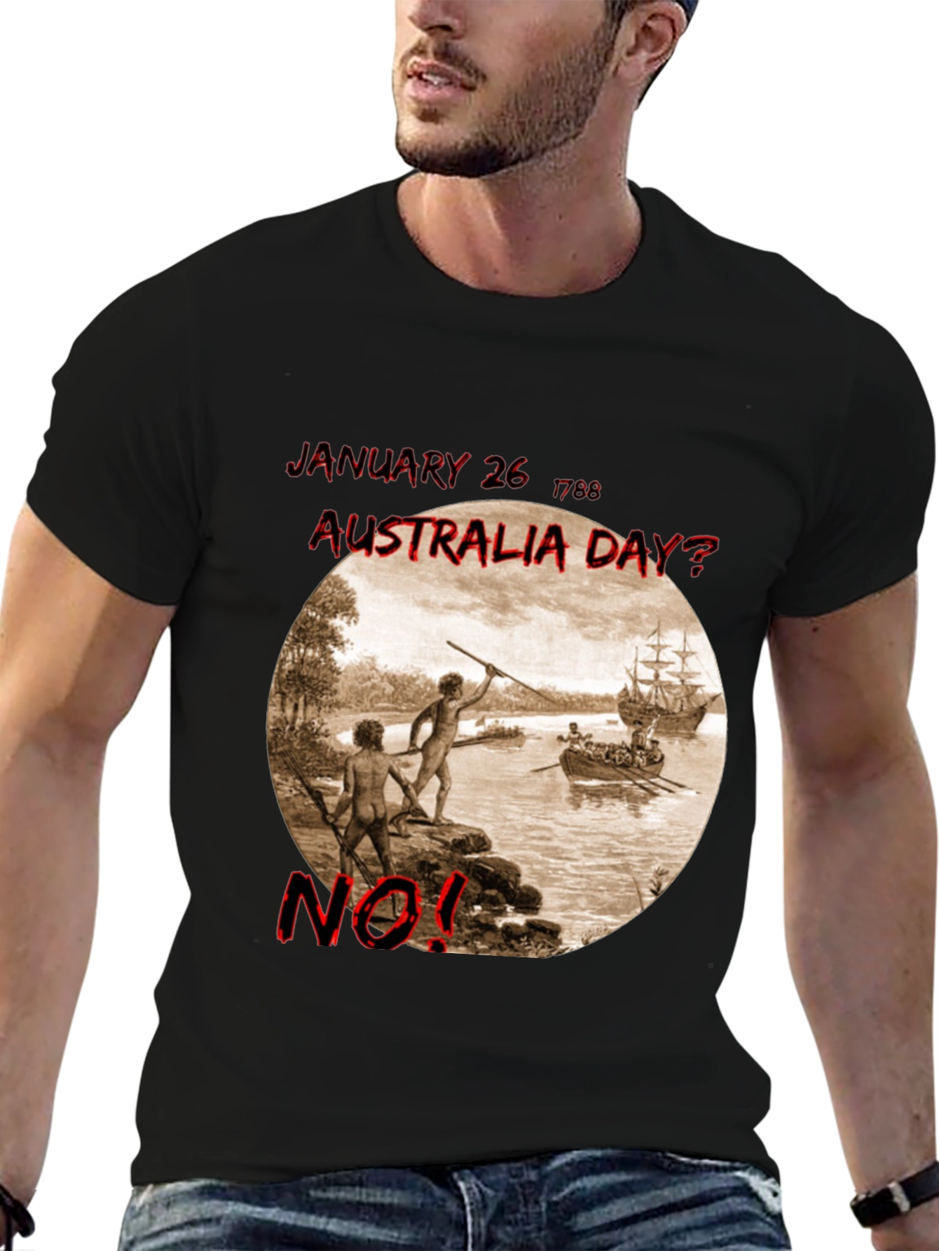 Australia Day? NO! Graphic Tee