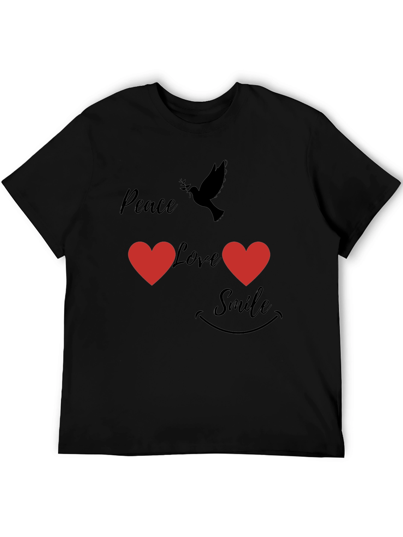 Peace Love Smile Graphic Tee