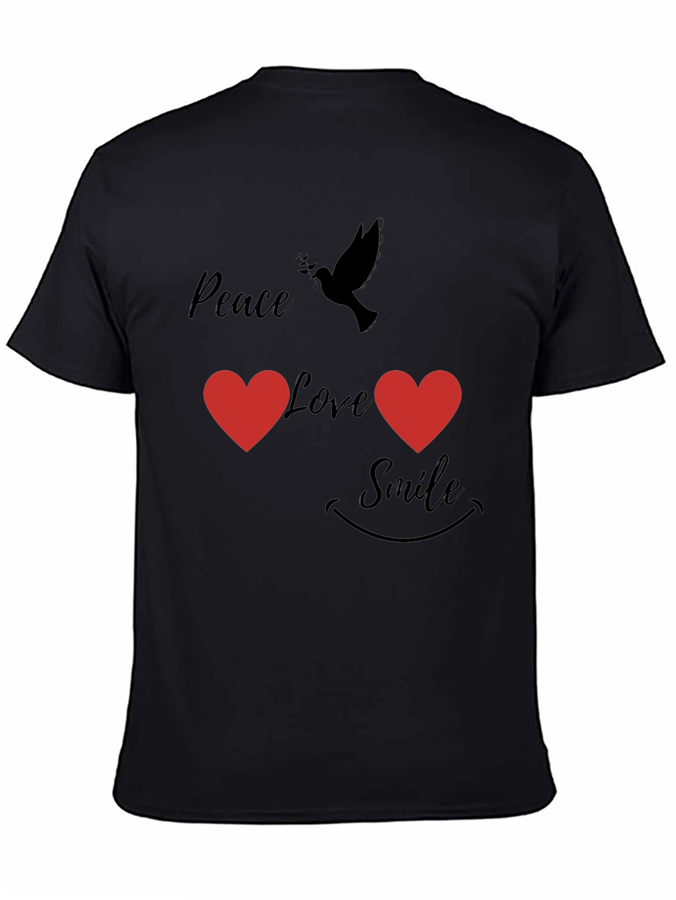 Peace Love Smile Graphic Tee