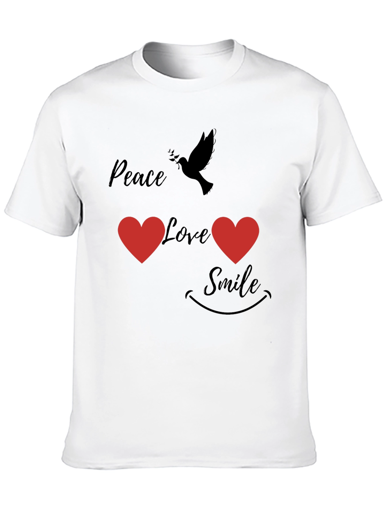 Peace Love Smile Graphic Tee
