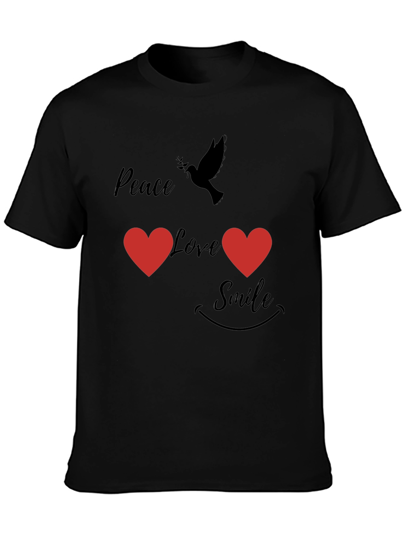 Peace Love Smile Graphic Tee