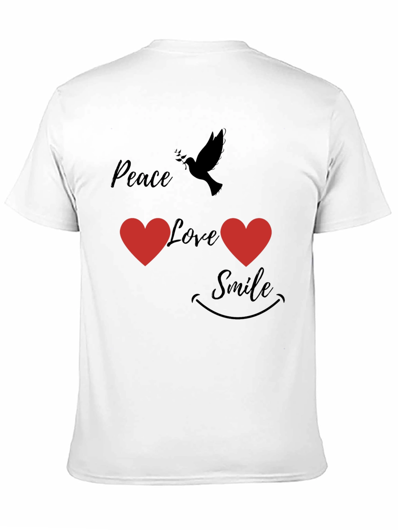 Peace Love Smile Graphic Tee