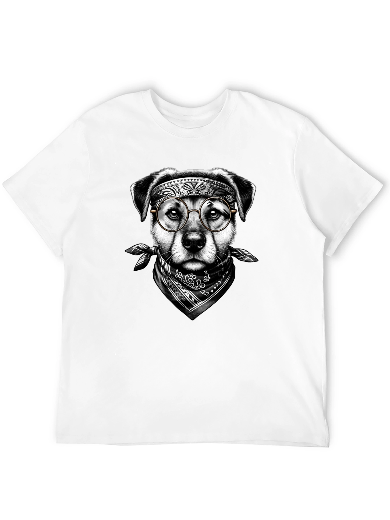 Cool Dog Graphic Tee - Unisex Black T-Shirt