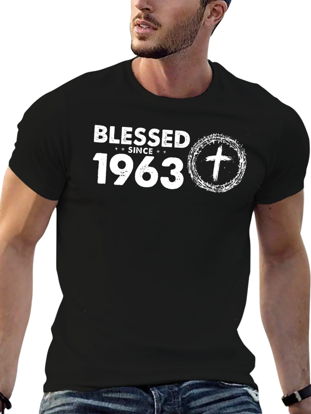 Blessed Since 1963 Christian T-Shirt