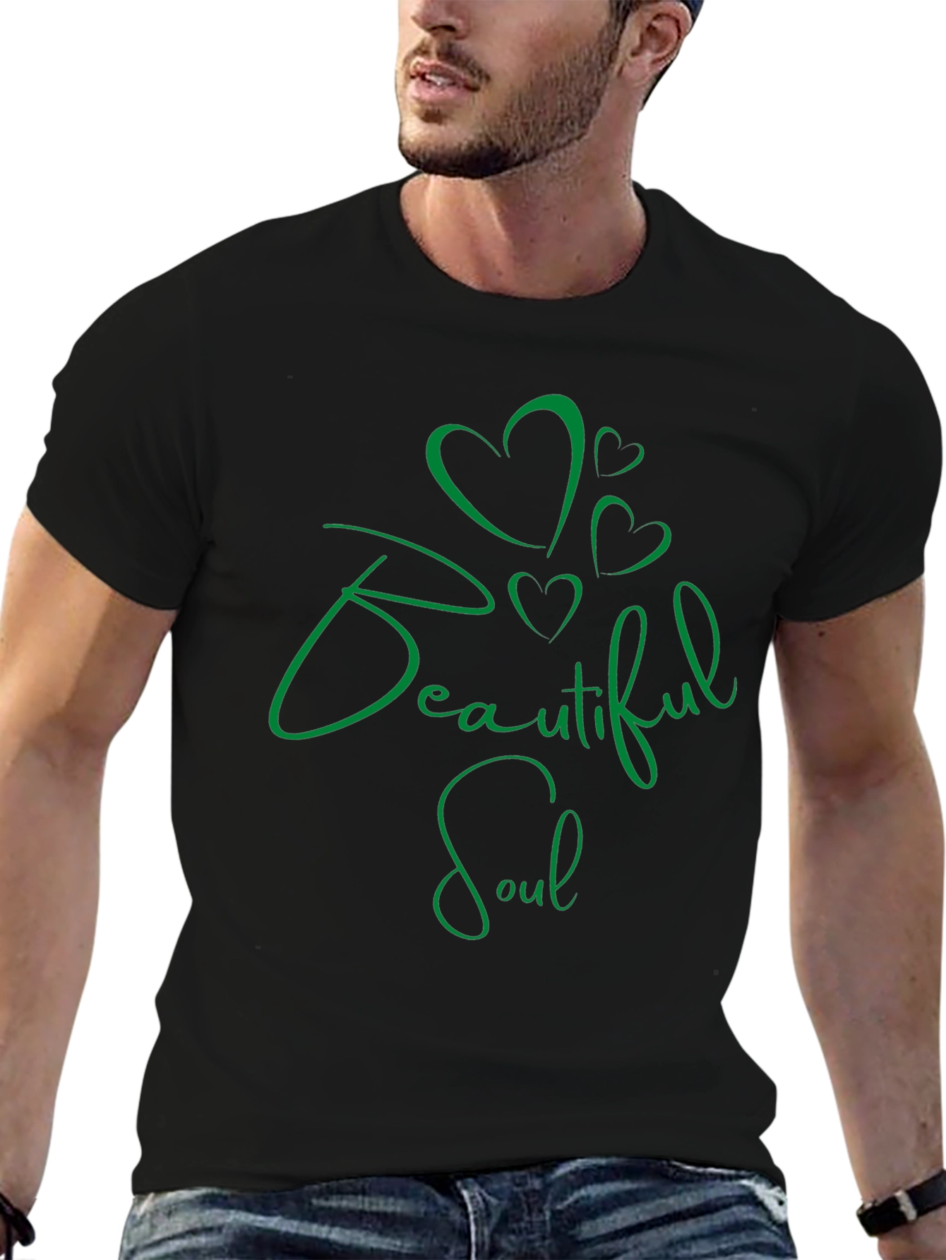 Beautiful Soul Graphic Tee - Green Design