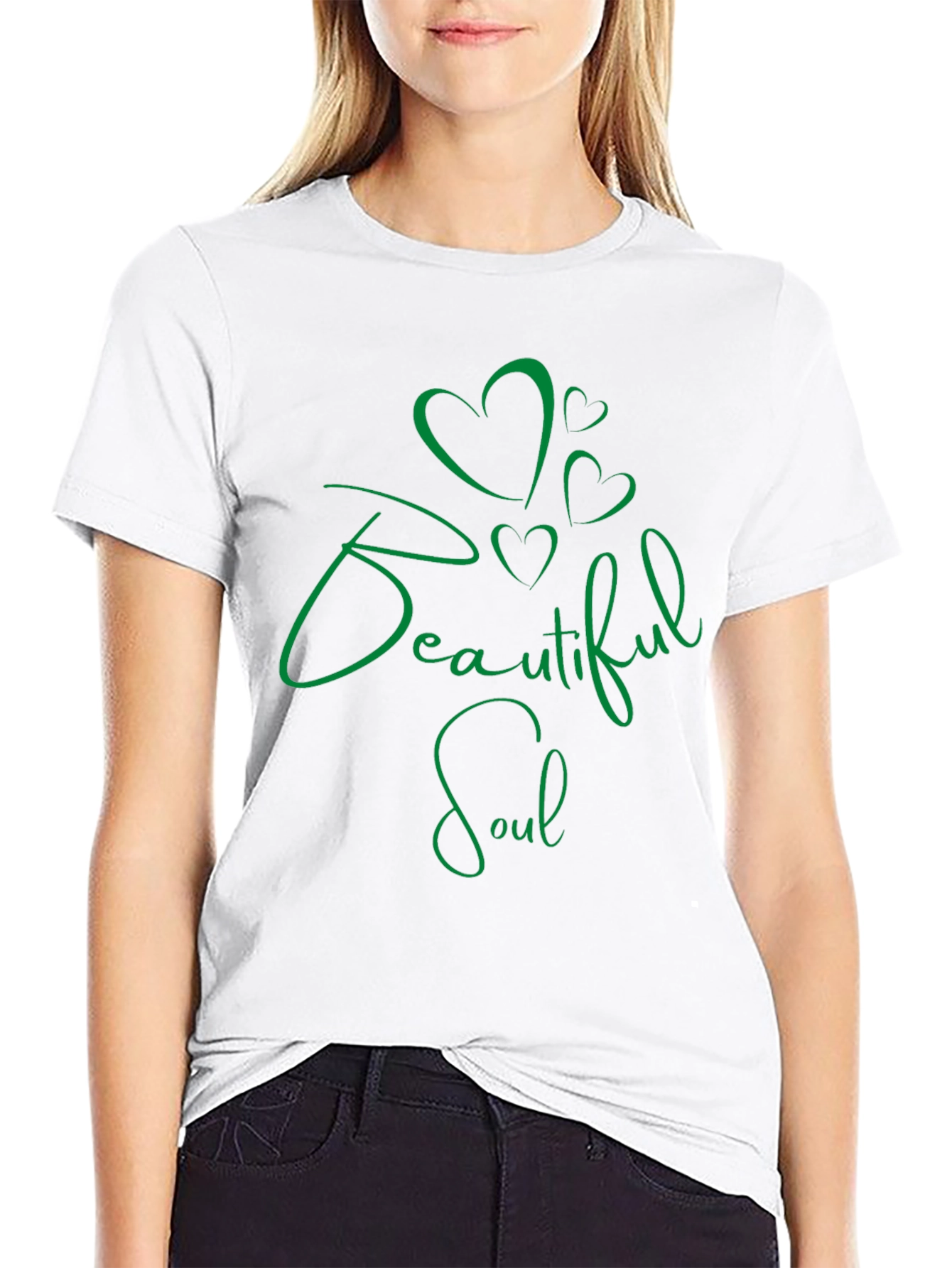 Beautiful Soul Graphic Tee - Green Design