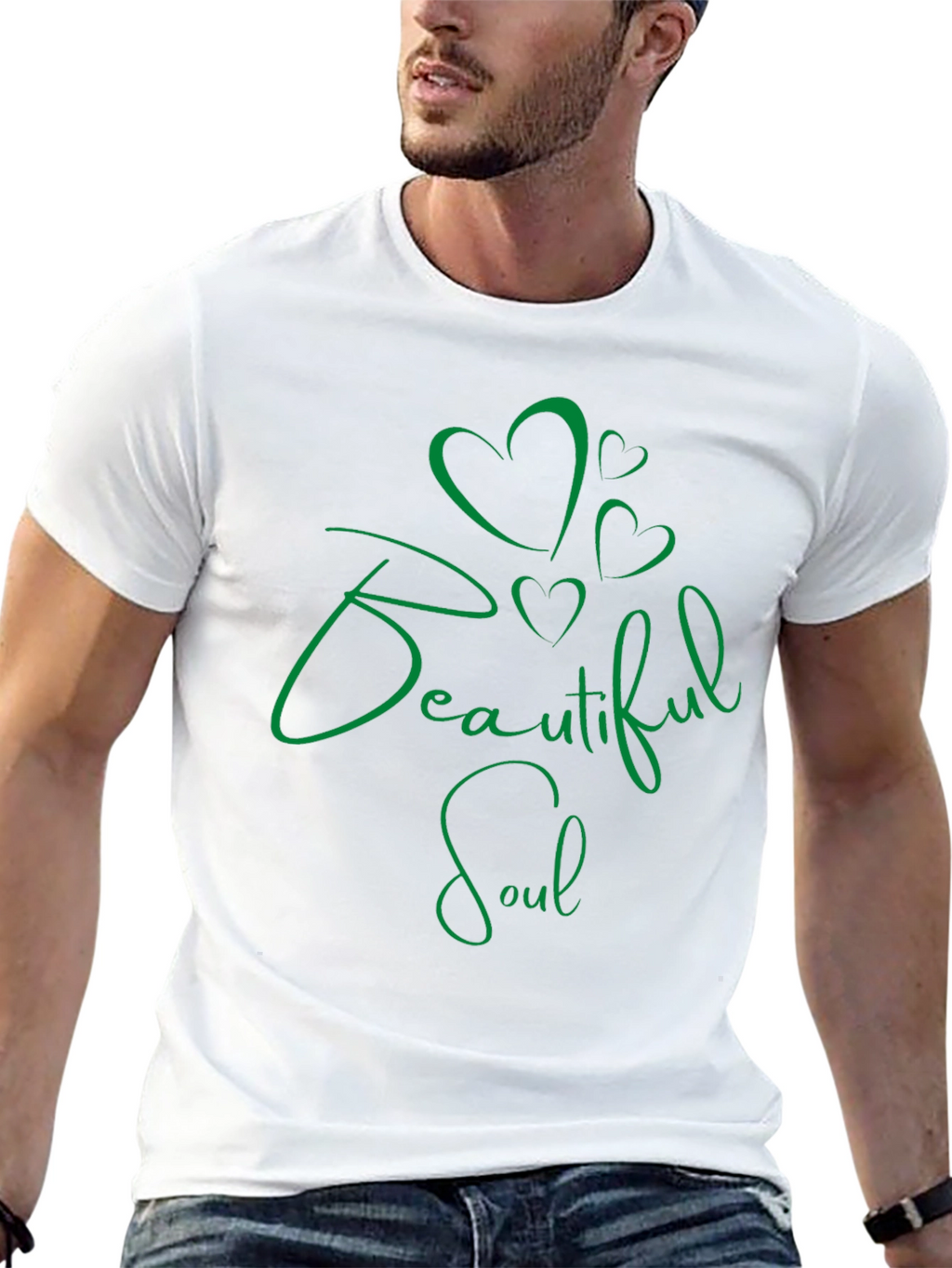Beautiful Soul Graphic Tee - Green Design