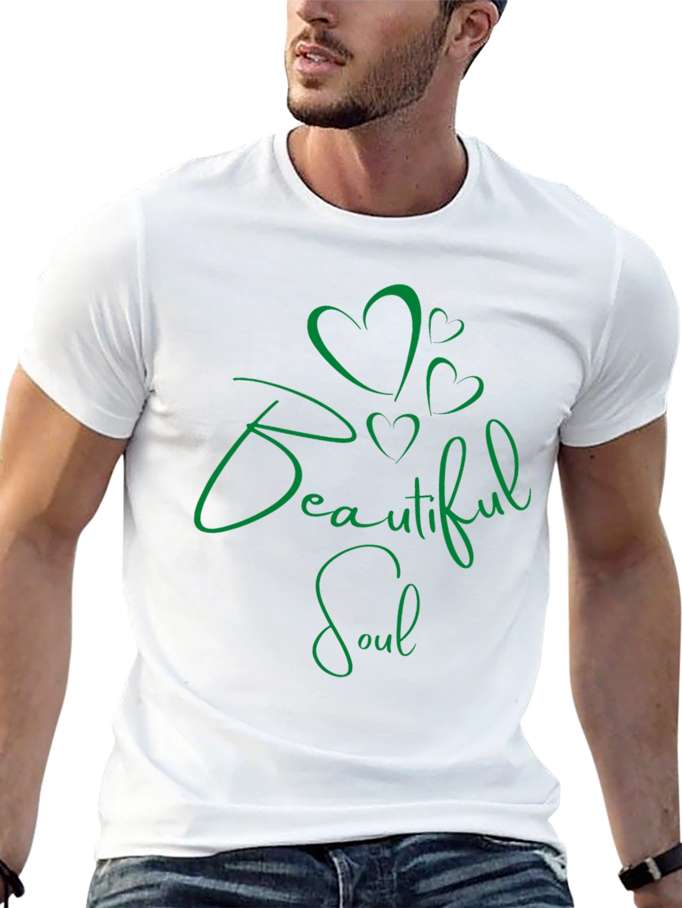 Beautiful Soul Graphic Tee - Green Design