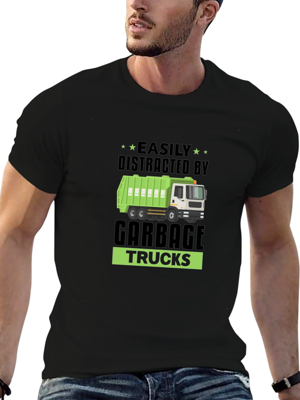 Easily Distracted By Garbage Trucks T-Shirt